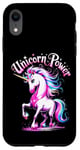 iPhone XR Cute Girl's Magical Unicorn Power Case