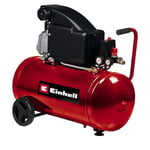 Einhell Compresseur TC-AC 270/50/8 (1800 W, Puissance d'aspiration 270 l/mn, Pression maximale 8 bar, Débit d'air 0, 4, 7 bar : 140 l/m, 125 l/m, 100 l/m, Capacité de la cuve: 50 L)