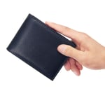 HUANGDANSEN wallet mens Wallet Leather Solid Slim Wallets Men Pu Leather Bifold Short Credit Card Holders Coin Purses Business Purse