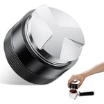 NEUTYPECHIC Distributeur de Café 51mm, Niveleur Espresso Aluminium Tamper 51mm, Accessoires Barista, Outil Barista pour Sage Barista Pro, Sage Barista Express, De'Longhi, avec Porte-filtre 52 mm