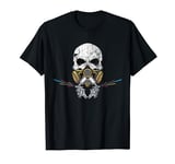 Car Painting Sprayer Skull Spray Gun Automotive Painter Mens T-Shirt