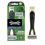 Wilkinson Sword Hydro - Rasoir et tondeuse électrique pour hommes - appareil de soin pour hommes 2-en-1 pour protéger la peau du corps et du visage - 1 pack