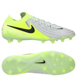 Nike Phantom Gx Ii Elite Ag-pro Mad Voltage - Silver/svart/neon - Konstgräs (Ag), storlek 37½