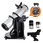 Celestron 22482 StarSense Explorer 150mm Tabletop Dobsonian Smartphone App-Enabled Telescope Works with StarSense App to Help You Find Nebulae, Planets & More – iPhone/Android Compatible
