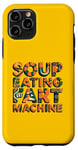 Coque pour iPhone 11 Pro Machine à pet à soupe avec citation amusante