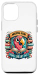 Coque pour iPhone 15 Pro Adventure Begins at Your Library Summer Perroquet Reading Books