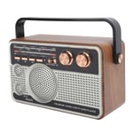 FM/AM/SW-radio Kannettava Bluetooth-ladattava USB-kaiutin U-levylle/muistikortille