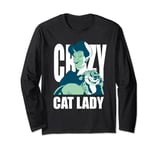 Disney Cinderella Lady Tremaine Lucifer Crazy Cat Lady Long Sleeve T-Shirt