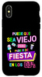 Coque pour iPhone X/XS Idée de tenue Raver des années 00 pour femme et costume de fête des années 00