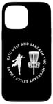 Coque pour iPhone 13 Pro Max Joueur de disc-golf amusant et sarcasme