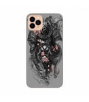 Coque Iphone 11 PRO MAX samourai fleur cerisier dragon guerrier