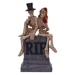 Nemesis Now True Love Never Dies Skeleton Lovers Wedding Figurine, Grey, 17cm U5451T1