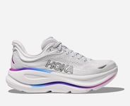 HOKA Bondi 9 Chaussures pour Femme en Cosmic Grey/White Taille 43 1/3 | Route