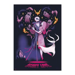 Grupo Erik - Poster Phosphorescent Disney, L'Étrange Noël de Mr Jack, 50 x 70 cm, Décoration chambre adulte, Deco aesthetic, Étoiles phosphorescentes