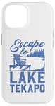 Coque pour iPhone 14 Je m'enfuis vers le lac Tekapo