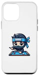 Coque pour iPhone 12 mini Pool Ninja Joueur De Billard Jouant Au Billard Ninja