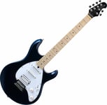 Guitare Electrique E-Guitare 22 Frettes Jumbo Tremolo Humbucker Bleu Métallique