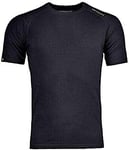 Ortovox 145 Ultra S-Sleeve M Thermal T-Shirt, Men, Men, 8431800004, Black Raven, XL