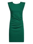 India Round-Neck Dress Kort Klänning Green Kaffe