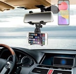 Car rear view mirror bracket for Samsung Galaxy M13 Smartphone Holder mount