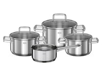 Rösle Moments Cookware set with glass lid 7 parts Steel