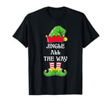 Jingle All The Way Christmas Elf Holiday Funny Efl Lovers T-Shirt