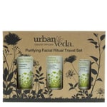 Urban Veda Purifying Face Ritual Travel Skincare Gift Set Neem + Botanics