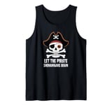 Halloween Skull Let The Pirate Shenanigans Begin Tank Top