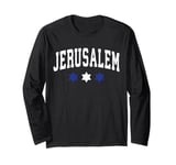 Jerusalem Classy College Retro Style Novelty Souvenir Long Sleeve T-Shirt