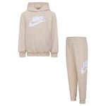 Nike - Composé d'un sweat-shirt et d'un pantalon - FEUILLE AVEC CAPUCHE - FEUILLE AVEC POCHES À COUPE - FEUILLE AVEC LOGO BRODÉ - PANTALON AVEC VIE RÉGLABLE AVEC CORDON PANTALON AVEC ORL ÉLASTIQUE,