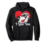 Star Wars Han Leia Heartfelt I LOVE YOU Kiss Sweat à Capuche