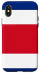 Coque pour iPhone X/XS Costa Rica Drapeau Cadeau costaricien pour les costariciens