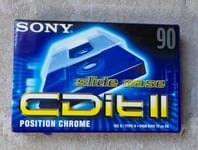 CASSETTE AUDIO K7 TAPE 1 CASSETTE VIERGE SONY CDIT II 90 MINUTES SLIDE CASE NEUF