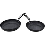 Scoville Neverstick Non-stick Aluminium 2 Piece Frying Pan Set