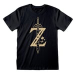 T-Shirt Zelda Botw Sword Icon M