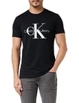 Calvin Klein Jeans Men's Core Monologo Slim Tee J30j320935 S/S T-Shirts, Black, XXL