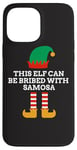 Coque pour iPhone 13 Pro Max Cet elfe peut être soudoyé avec Samosa Christmas PJ Santa Helper