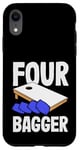 Coque pour iPhone XR Planche Four Bagger Cornhole Fun Sport Vibes