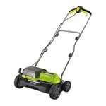 Ryobi - Scarificateur sans fil 18V (alimentation simultanée par 2 batteries 18V ONE+) - Brushless - Ø 35 cm - rouleau scarificateur 16 lames - (sans batterie) - RY18SFX35A-0