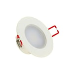 Xanlite - Spot Encastrable led Intégré - IP65 pour salle de bain - cons. 4,7W (eq. 50W) - 345 lumens - Blanc neutre - SEL345CWIP