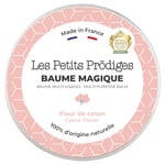 Baume Magique Multi Usages Fleur de Coton 30ml - Soin Hydratant Corps, Visage, Cheveux 100% Naturel Tout Type de Peau - Made in France Non Testé sur Animaux Emballage Recyclable - LES PETITS PRODIGES