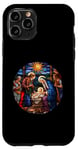 Coque pour iPhone 11 Pro True Story Crèche de Noël Jésus Chrétien Hommes Femmes Enfants