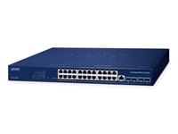 Planet Gs-6311-24Hp4x, Hanterad, L3, Gigabit Ethernet (10/100/1000), Full Duplex, Strömförsörjning Via Ethernet (Poe) Stöd