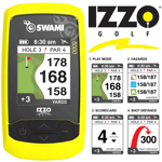 IZZO SWAMI 6000 NO FEES GOLF GPS YELLOW +FREE £29.99 GOLF TROLLEY MOUNT !!!!!!!!