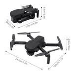 (3 Battery LYZRC L800 PRO 2RC Drone HD Aerial Camera Foldable UAV With Lase SLS