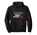 Kids 4 Years Old Legend Since October 2020 4th Birthday Pullover Hoodie