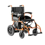 Home Accessories Elderly Disabled Electric Wheelchair Foldable and Lightweight Intelligent Portable Compact Safety Lithium Battery 360 deg Rocker All Terrain Folding Wheelchair Electric Chair Suita