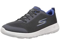 Skechers Homme Gowalk Max-Athletic Workout Walking Shoe with Air Cooled Foam Basket, Anthracite/Bleu, 43 EU