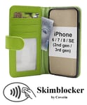 Skimblocker Plånboksfodral iPhone SE (2nd Generation) (Grön G643)