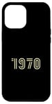 iPhone 14 Pro Max 1970 Print - Your Iconic Year Framed Case